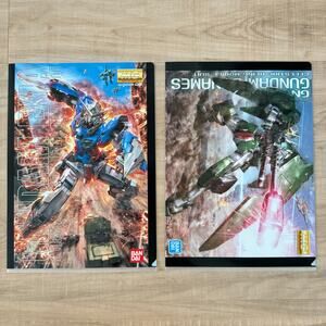 2 Anime Mobile Suit Gundam Ichiban Kuji Prize Visual Art Sheet Clear File Poster